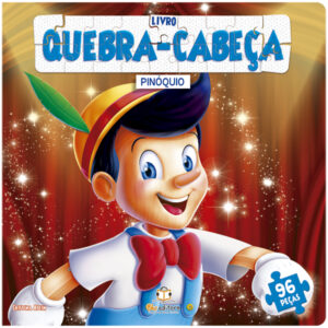 Livro Quebra-cabeça Grande: Pinóquio (Cód: 61630)