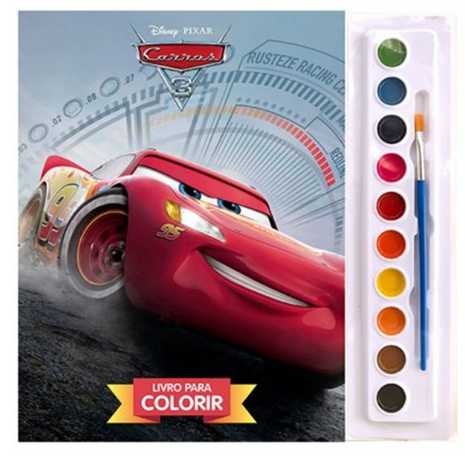 Disney - Colorindo com Carros : On Line Editora: : Livros