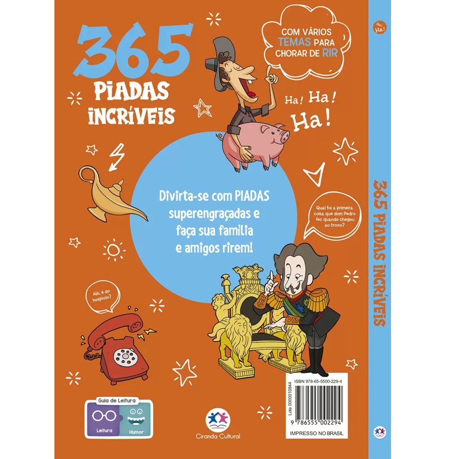 Livro: 365 CHARADAS PARA CHORAR DE RIR