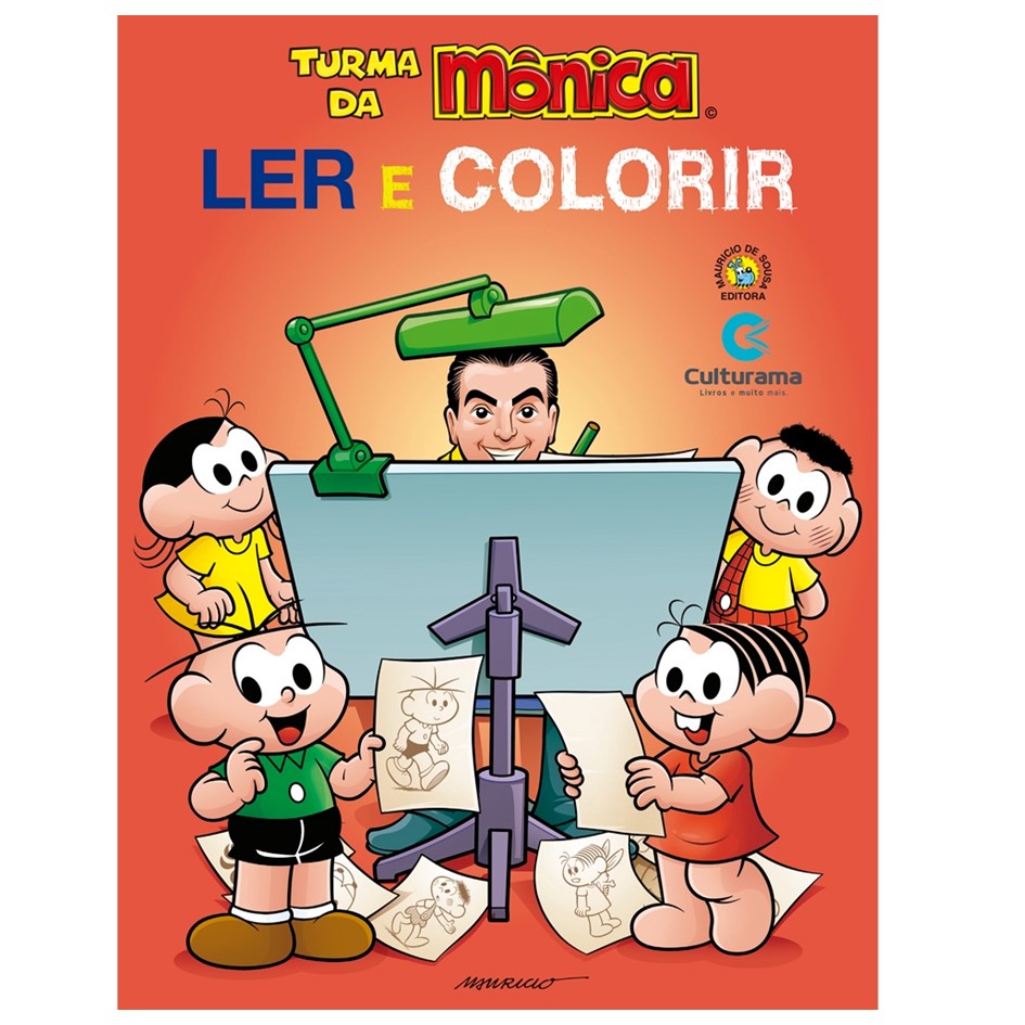 Colorindo Desenho da Turma da Mônica em português