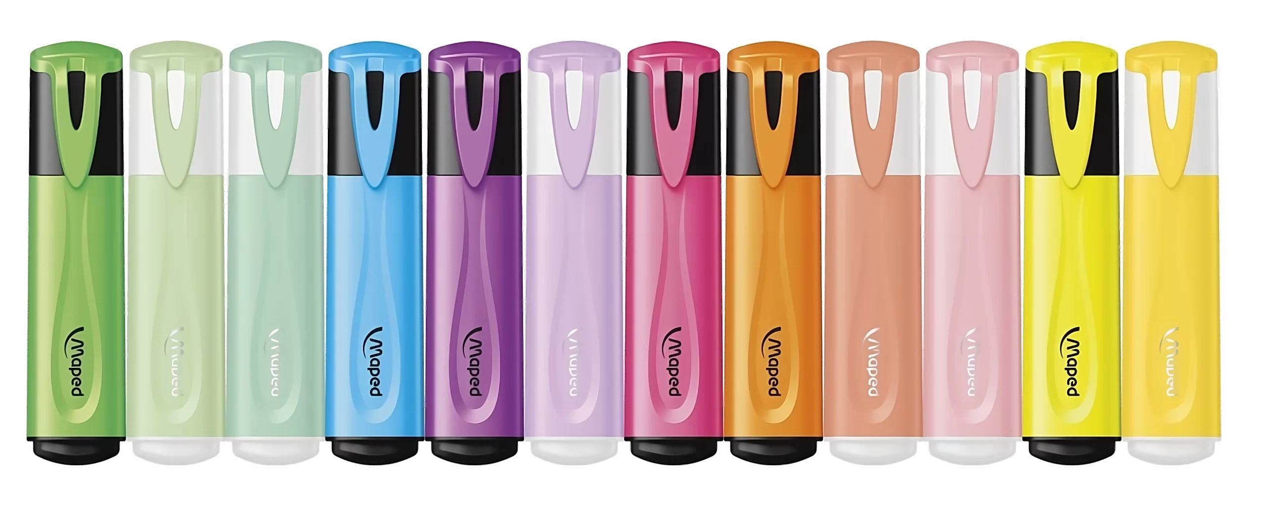 Marca Texto Fluo Peps Classic - estojo com 12 Cores Maped - Imagem 2