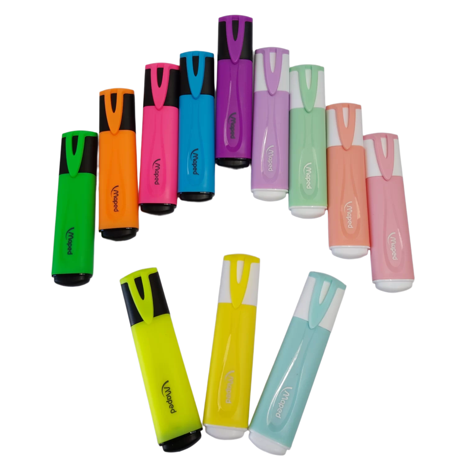 Marca Texto Fluo Peps Classic - estojo com 12 Cores Maped