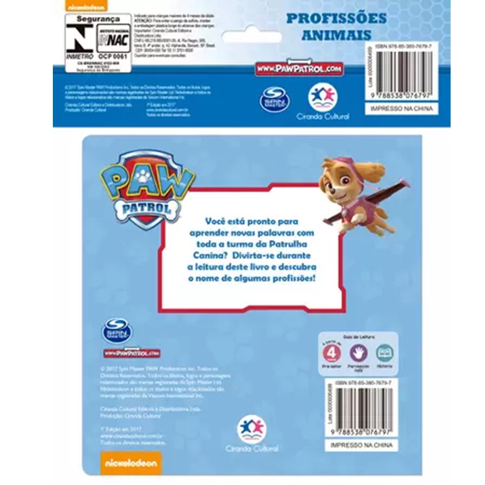 Banho Lic Patrulha Canina - Profissões animias - Imagem 2