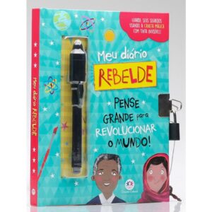 Meu Diário Rebelde - Caneta Mágica + Cadeado