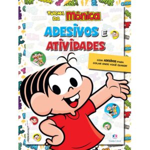 Livro de Atividades com Adesivos - Turma da Mônica