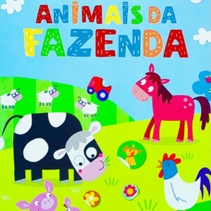 Livro com Adesivos e Atividades - Animais da fazenda