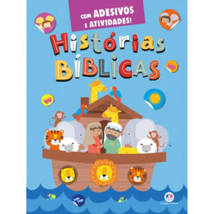 Livro com Adesivos e Atividades - Histórias bíblicas