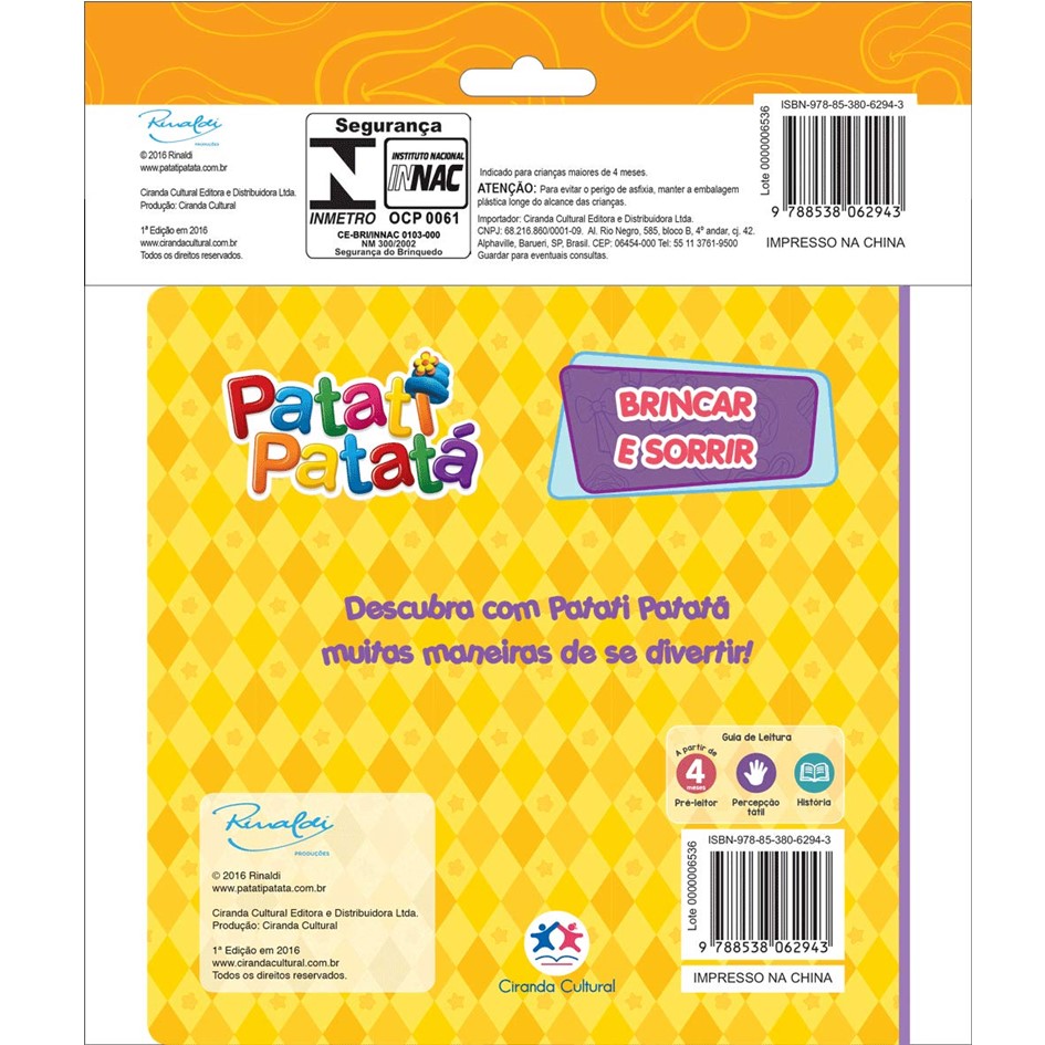 Livro de banho: Patati Patatá - Brincar e sorrir - Imagem 4