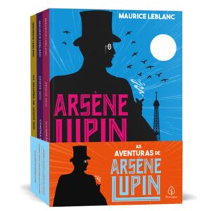 Coleção As aventuras de Arsène Lupin com 3 volumes - Editora Principis, Autor Maurice Leblanc - Edição 1, 2021