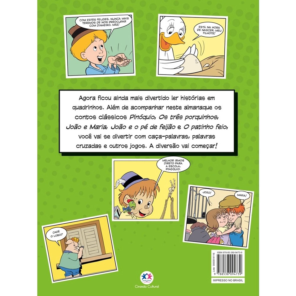 Almanaque: Contos clássicos - 5 histórias + passatempos - Imagem 2