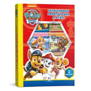 Box Janela com 6 Livros - Patrulha Canina - Patrulheiros prontos para a ação