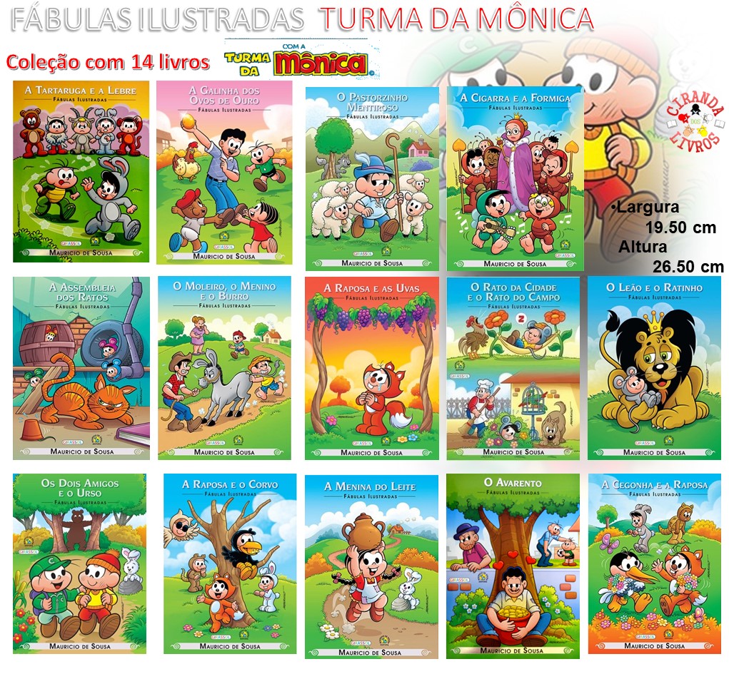 Fábulas Ilustradas Turma da Mônica