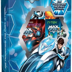 Box Max Steel com 6 mini livros - Os poderes de Max Steel