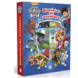 Box com 6 mini livros da Patrulha Canina - Histórias de aventura
