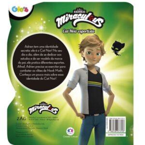 Cartonado Rec. Lic. Ladybug - Cat Noir Esportista