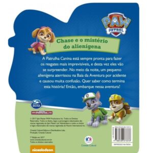 Cartonado Rec. Lic. Patrulha Canina - Chase e o Mistério do Alienigena