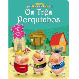 quebra cabeça classicos os tres porquinhos