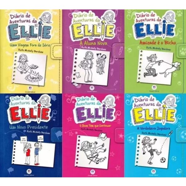 Box Diário De Aventuras da Ellie - Ed. 1 ao 6