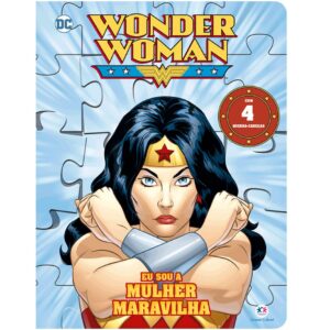quebra cabeça mulher maravilha eu sou a mulher maravilha