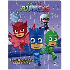 quebra cabeça pj mask o misterio das borboletas