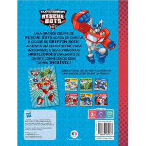 Box Janela com 6 mini livros - Transformers - Conhecendo a Equipe