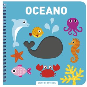 Livro de estêncil - Oceano