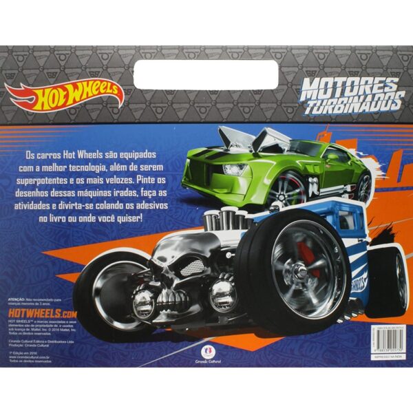 Megabloco de atividades: Hot Wheels - Motores turbinados