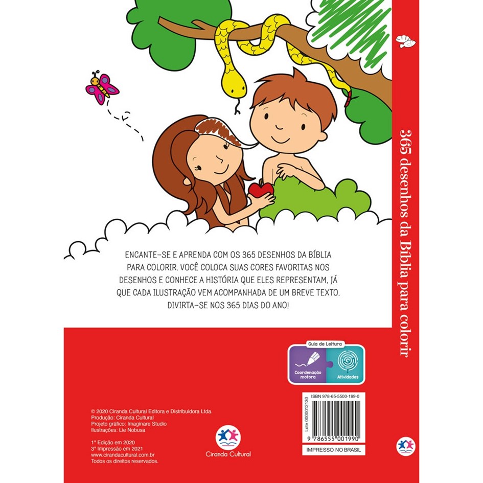 365 Desenhos da Bíblia para Colorir - Imagem 3