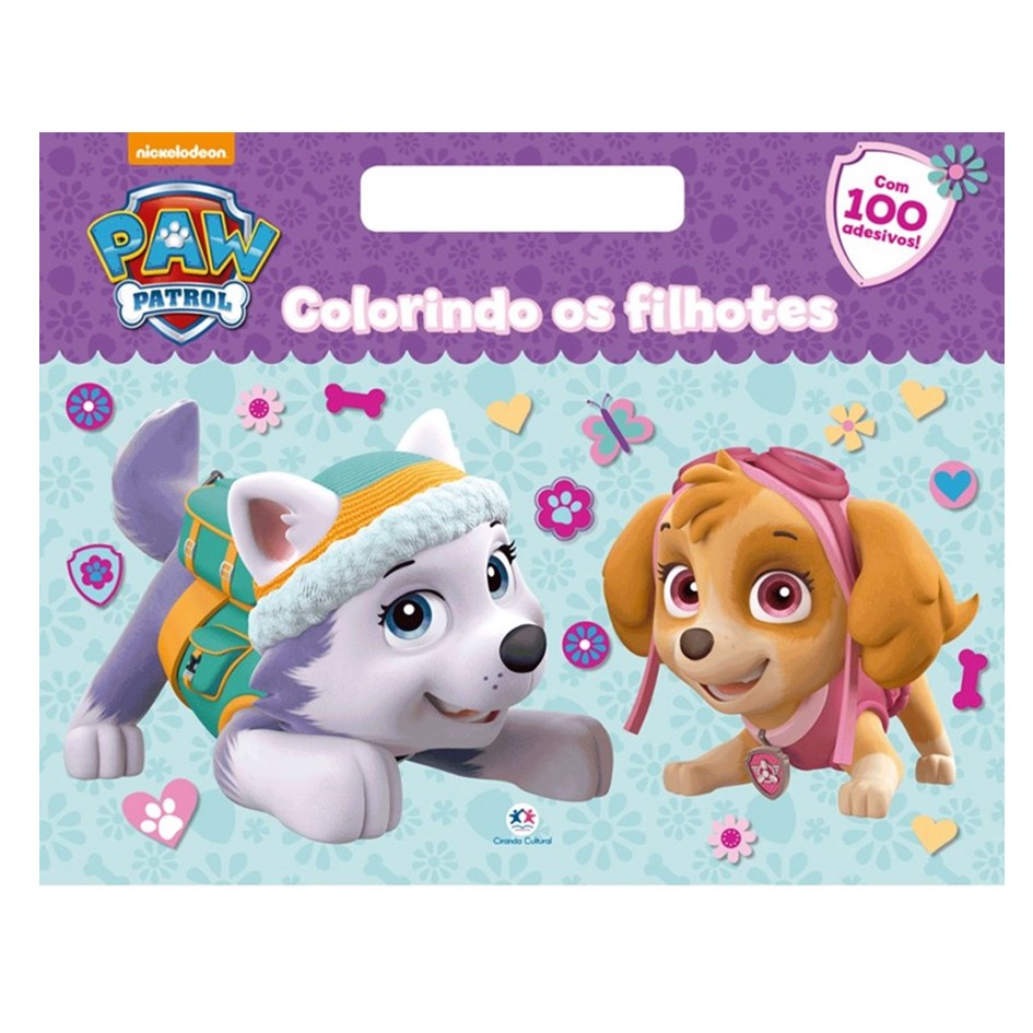 Megabloco de atividades: Patrulha Canina - Colorindo com os filhotes