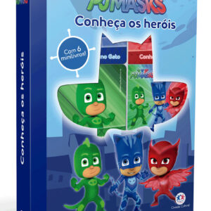 Box Janela com 6 Livros - PJ Masks - Conheça os Heróis