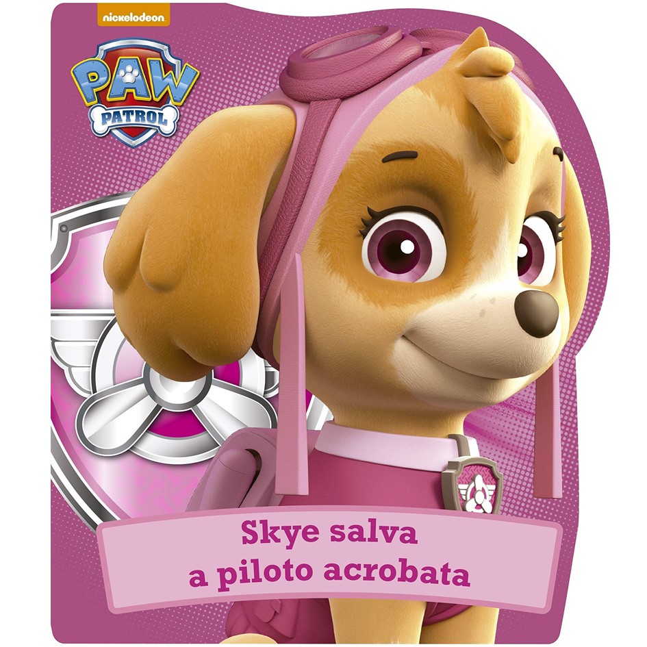Cartonado Rec. Lic. Patrulha Canina - Skye Salva a Piloto Acrtobata