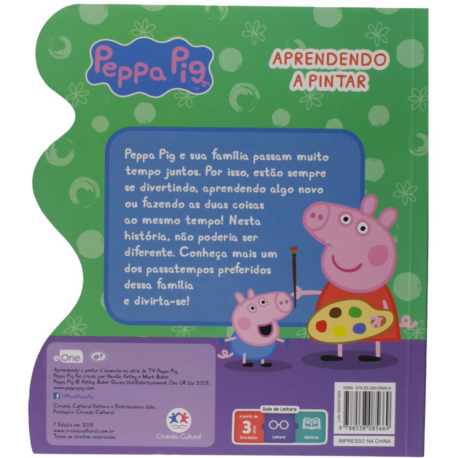 Cartonado Rec Lic. Peppa Pig - Aprendendo a Pintar - Imagem 2