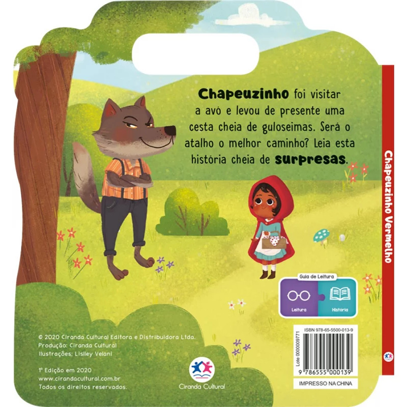 Cartonado Rec.: Lendo por aí - Chapeuzinho Vermelho - Imagem 2