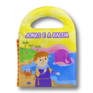Livro de banho Bíblico - Jonas e a Baleia