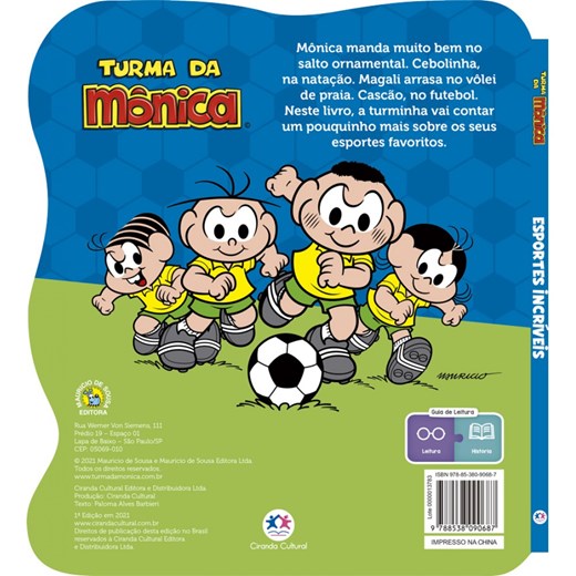 Cartonado Rec. Lic. - Turma da Mônica: Esportes Incríveis - Imagem 2