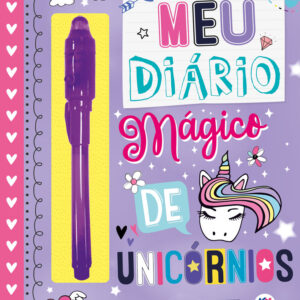 Diário com Caneta - Meu diario magico de unicornios