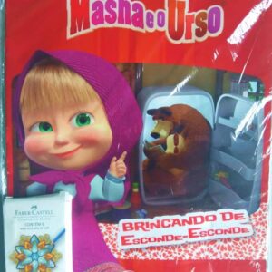 Vamos Colorir com Adesivos - Masha e o Urso