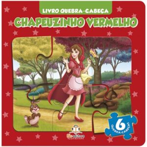Quebra-Cabeça Pequeno Capa Almofadada: Chapeuzinho Vermelho