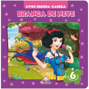 Quebra-Cabeça Pequeno Capa Almofadada: Branca de Neve