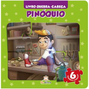Quebra-Cabeça Pequeno Capa Almofadada: Pinóquio