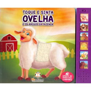 Livro Sonoro com Toque e Sinta: Ovelha