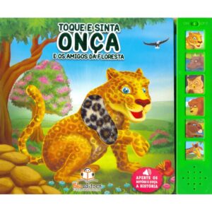 Livro Sonoro com Toque e Sinta: Onça