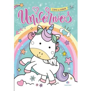 Médio - Unicórnios - Livro de colorir