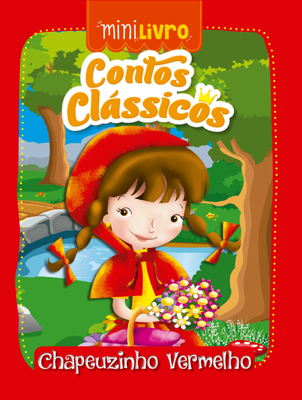 Mini Livro - Contos Clássicos - Chapeuzinho Vermelho
