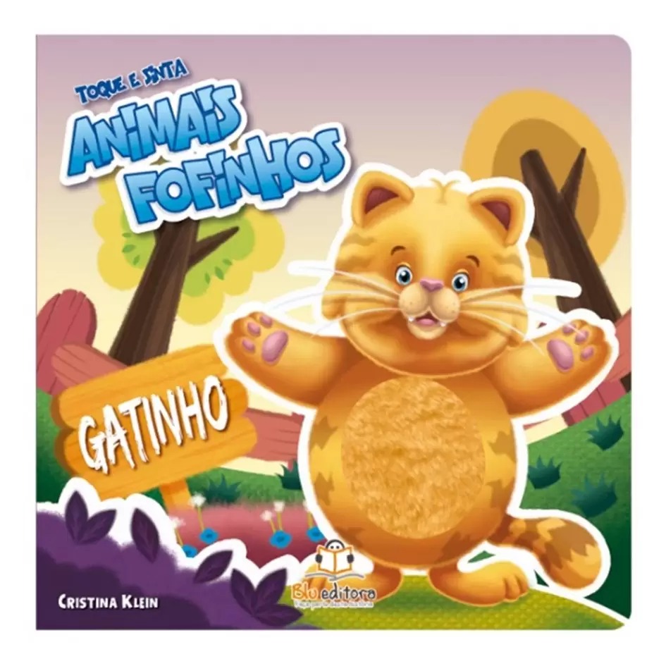 Kit com 4 Livros Textura Toque e Sinta Animais Fofinhos - Imagem 2